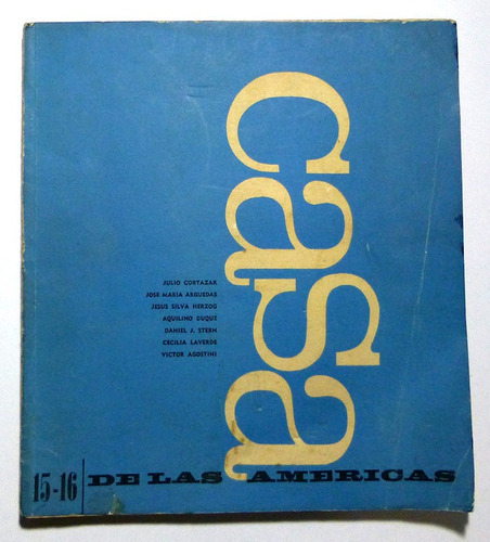 Revista Casa De Las Américas 1963 Cortázar Arguedas
