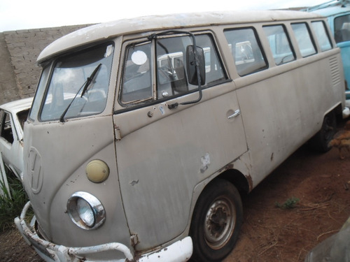 Kombi Vw Van Corujinha 1970 Funcionando Lisa De Lata P/ Rest
