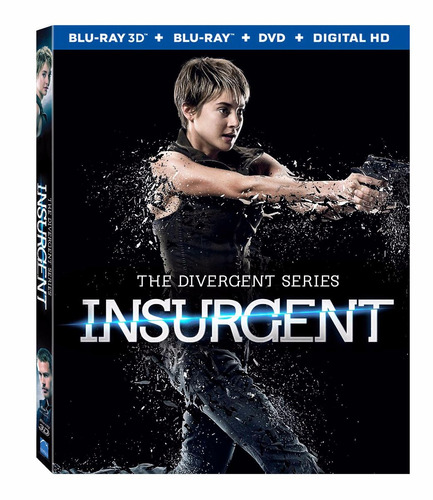 Blu Ray La Serie Divergente: Insurgente + 3d +dvd