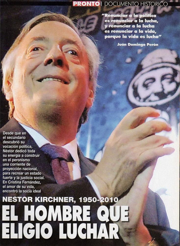 Revista Suplemento Pronto * Especial Nestor Kirchner