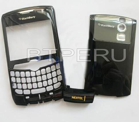 Carcasa Blackberry 8350i Nextel Housing Original Blanco Rojo