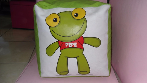 Sapo Pepe Cubo 45 X 45 Relleno Telgopol