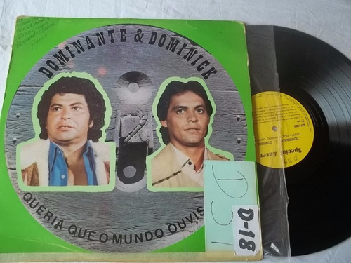 * Vinil Lp Dominante E Dominick Queria Que O Mundo Ouvisse