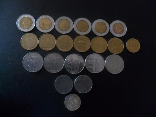 Italia 20 Monedas Diferentes