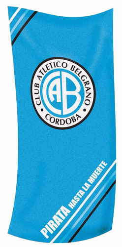 Toallon Belgrano Algodon Premium Lic. Oficial Toalla Pileta