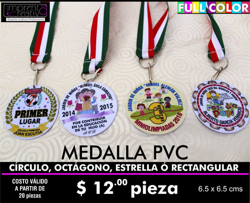 Imagen 4 de 6 de 290medallas Plástico Pvc Premiación C/listón Env Grtis