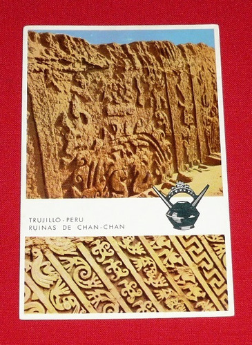 Tarjeta Postal Huaca Dragón Esmeralda Cultura Chimú Trujillo