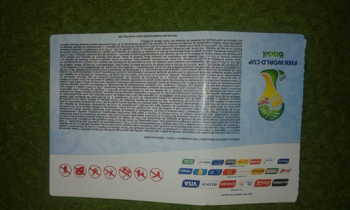 Ingresso Treino Argentina Copa 2014