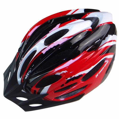 Capacete Ciclismo Bike Mtb Speed High One Mv26 Tam. G Verm