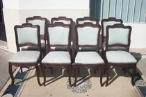 Comprar 8 Sillas Luis Xv Frances En Roble Antiguas $120.000 C\u002Fu