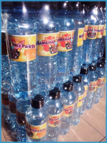 48 Botellas De Agua Personalizadas De 370ml