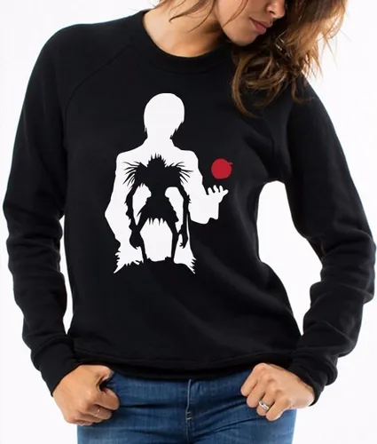 Sudadera Mujer Cuello Redondo Del Anime Death Note Shinigami