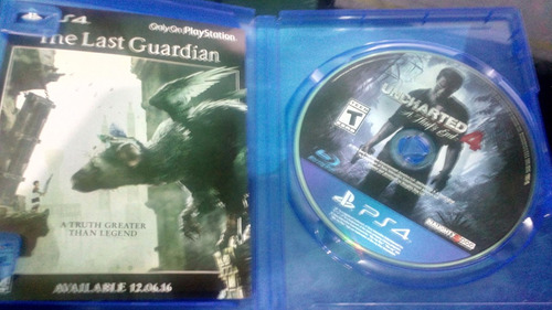 Uncharted 4 (como Nuevo) , Con Codigo