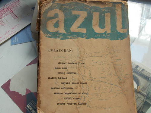 Revista Literaria Azul Montevideo 1954