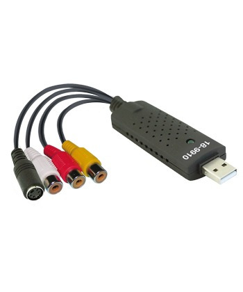 Tarjeta Capturadora Usb 2.0  Audio Y Video Rca S-video