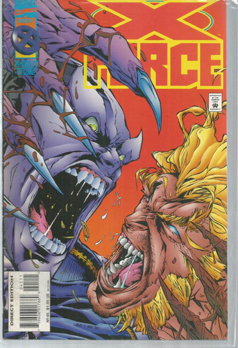 X Force N° 45 - Em Inglês - Editora Marvel -formato 17 X 25,5 - Capa Mole - Bonellihq Cx446 H23