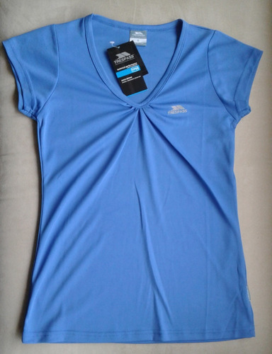 Imagen 5 de 5 de Polo Mujer Gym Correr Pilates Quick Dry Secado Rapido