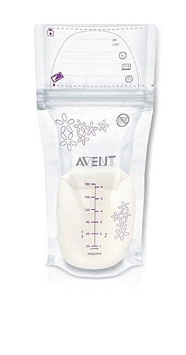 Bolsas Para Leche Materna Avent X25 (6 Oz)