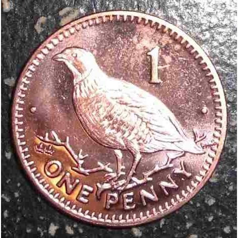 Gibraltar 1 Penny 2000 * Perdiz *