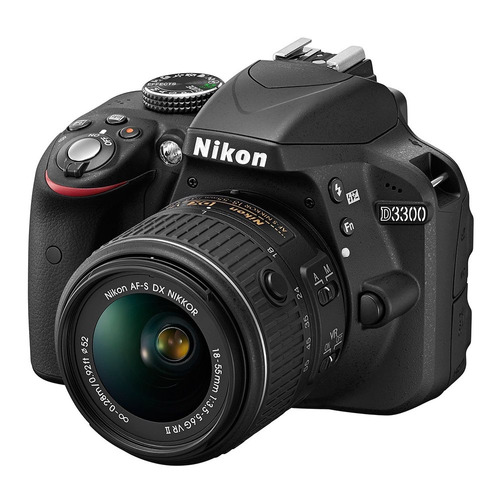 Camara Reflex Nikon D3300 24mpx Lente 18:55vr Video Full Hd