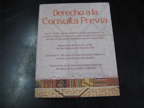 Mercurio Peruano: Libro Consulta Previa Indigena L170