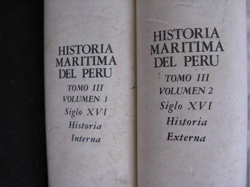 Mercurio Peruano: Historia Maritina Peru T3 V1,2 L81 H7itr