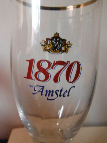 Copa Cerveza Amstel 1870 Beer Holanda Europa Bar Cantina