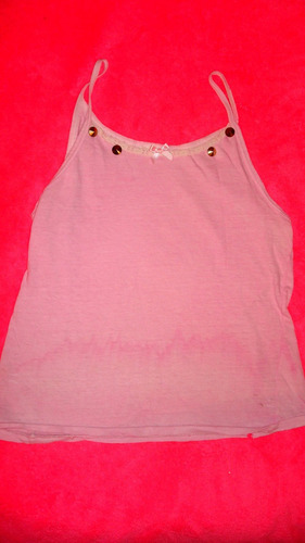 Musculosas Top Celeste Rosa Pastel Moño Y Tachas Chicas 90s