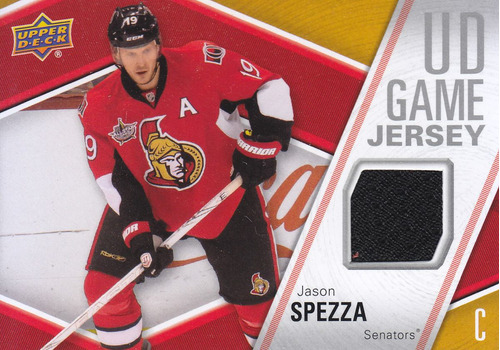 2011 - 2012 Upper Deck Jersey Jason Spezza Senators