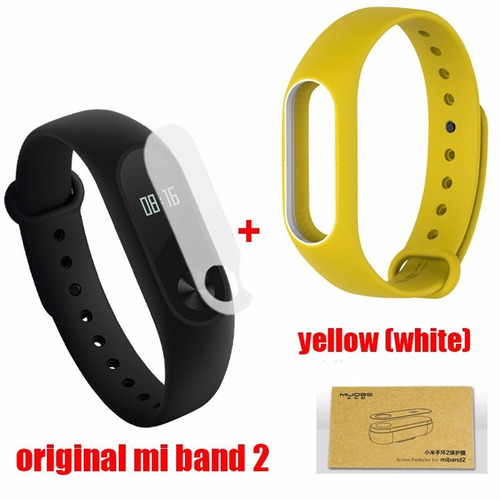 Xiaomi Mi Band 2 Película + Pulseira Extra Diversas Cores 12