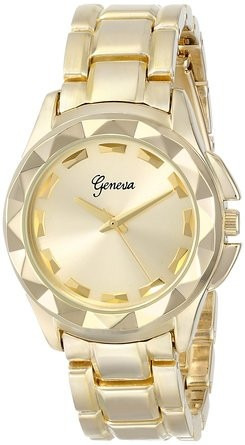 Reloj Geneva Gold Para Dama 2391b