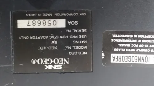 Video Game Neo-geo Max 330 Mega | MercadoLivre