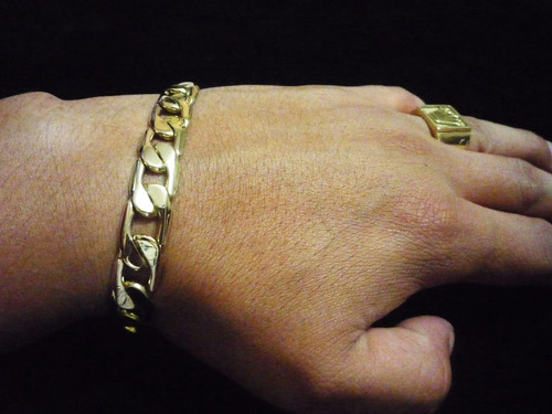 Pulsera Para Hombre En Oro 18k / 60gr