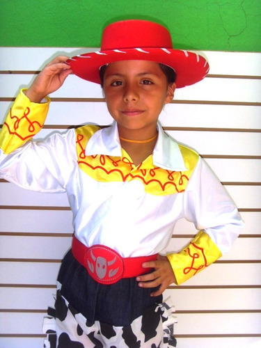 Disfraz Jessie Toy Story Niña Sombrero Pantalon De Mezclilla