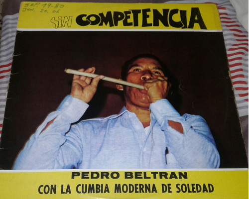 Pedro Ramaya Beltran Con La Cumbia De Soledad Lp Vinilo 1980