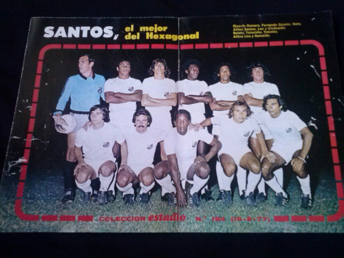 Poster Estadio N° 184 16 De Feb De 1977 Santos
