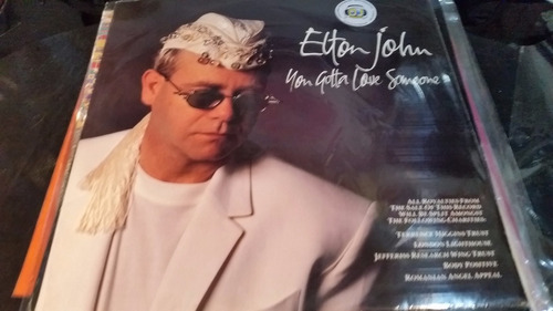 Elton John You Gotta Love Someone Vinilo Maxi Uk Tremendo