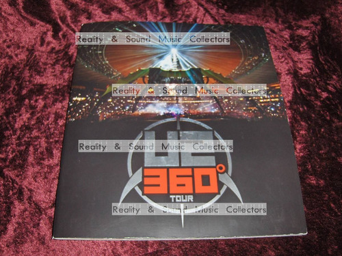 U2 Tour Book Progra Gira 360 De Coleccion