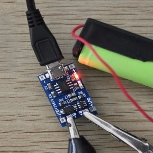 Modulo Tp4056 Cargador De Baterías Litio Usb 1a 18650
