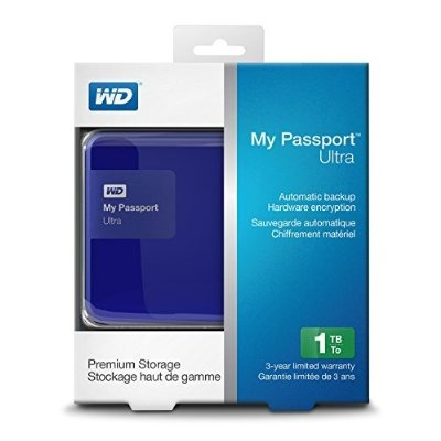 Wd 1tb Azul My Passport Ultra Disco Duro Externo Portátil -
