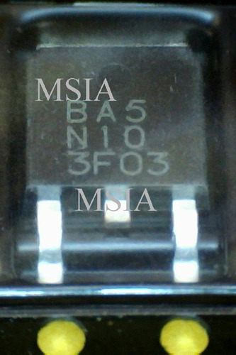 Mtba5n10j3 Ba5n10 Mosfet N-channel 100v 10a To-252 Msia. Leia O Texto.