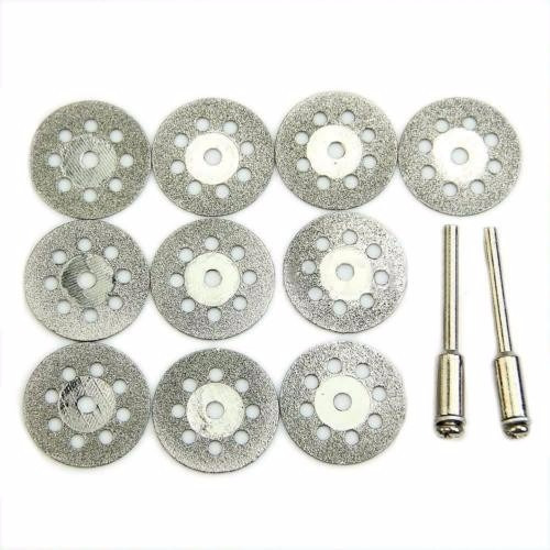 Mototool Kit De Disco Diamantado X 10 Pc Accesorios De 20 Mm