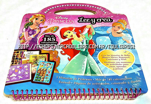 Libro  Disney Princesa - Lee Y Crea 