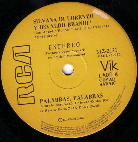 Silvana Di Lorenzo Palabras, Palabras En La Paz Del Dia Pvl