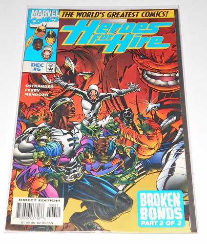 Heroes For Hire - #6 - Inglés - Marvel (Usado)