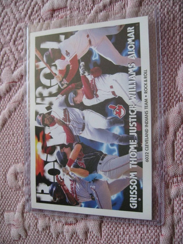 1990's Promo Mini Poster Rock & Roll Cleveland Indians Team