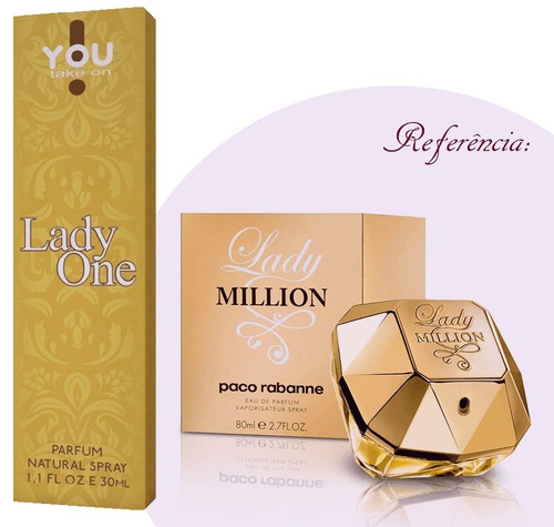 Perfume Lady One You - Lady Million Inspiração 30ml