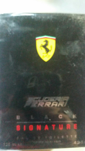 Perfume Ferrari Black 125 Ml Original Sellado.