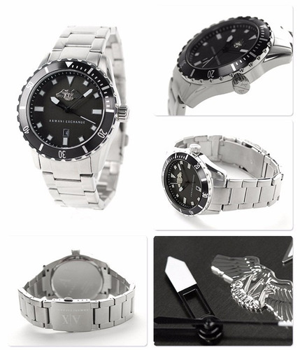 Reloj Armani Exchange Ax1709 Acero Para Cabllero Original