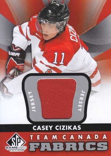 2012 - 2013 Sp Game Used Jersey Casey Cizikas Canada